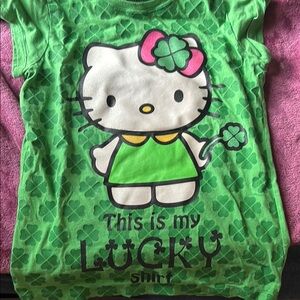 hello kitty st pattys day!